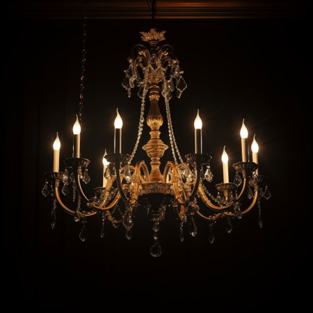Chandelier in the interiorの素材