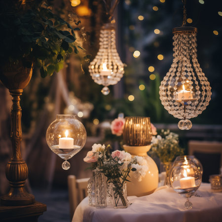 Chandelier in the interiorの素材