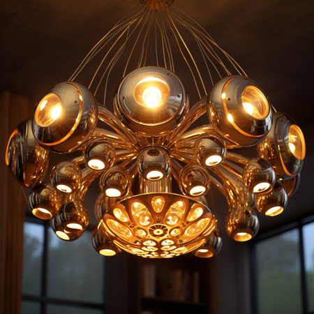 Chandelier in the interiorの素材