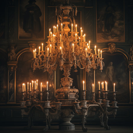 Chandelier in the interiorの素材