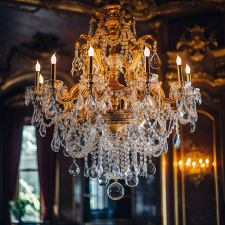 Chandelier in the interiorの素材