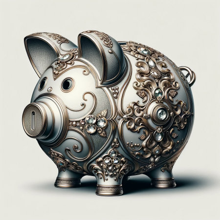 Piggy bank close-upの素材