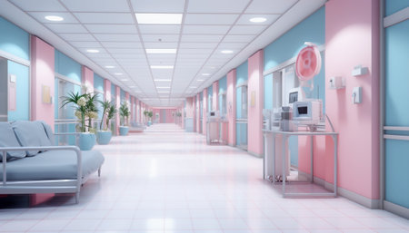 Hospital - abstract backgroundの素材