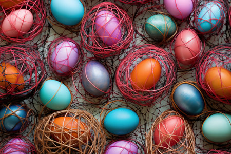 Easter background, Weaving Techniques from Wireの素材