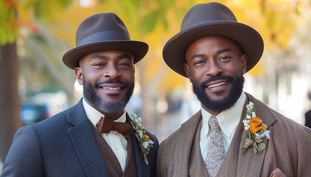 The wedding of two gay menの素材