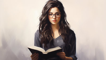 Close-up woman portrait, a beautiful girl.の素材