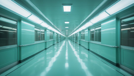 Abstract blurred background hospitalの素材