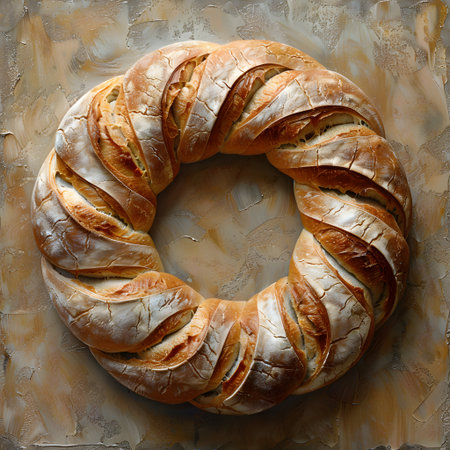 Bread wreath a festive twist on a staple food, perfect for holiday gatherings