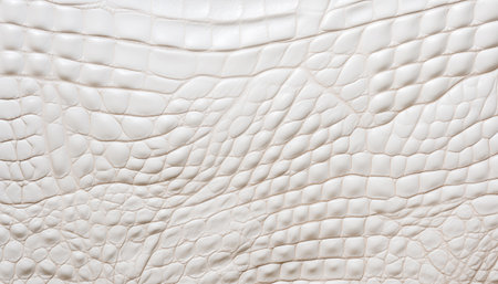 White crocodile skin texture background.の素材