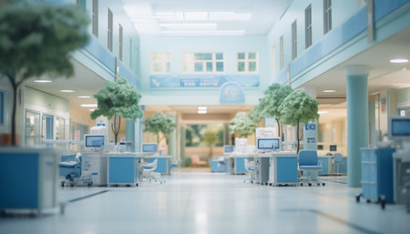 Hospital - abstract backgroundの素材