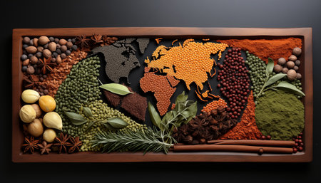 World map - abstract backgroundの素材