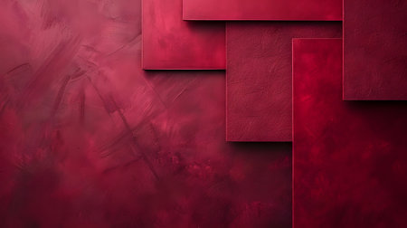 A row of red squares on a red background, creating symmetryの素材