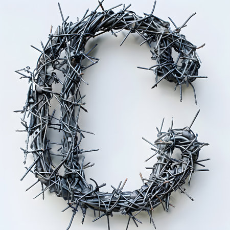 Twig barbed wire, natural material, plant, Christmas decoration, circle, wreathの素材