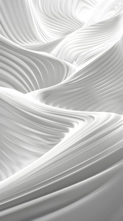 Closeup of liquid grey waves on a white cloth, resembling monochrome artの素材