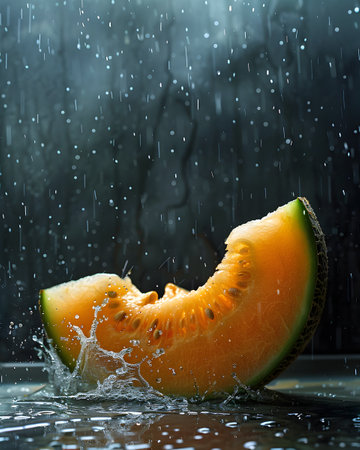 An arthropod pollinator splashes in the liquid waterの素材