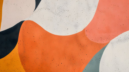 Create vibrant, colorful curves for modern abstract artworkの素材