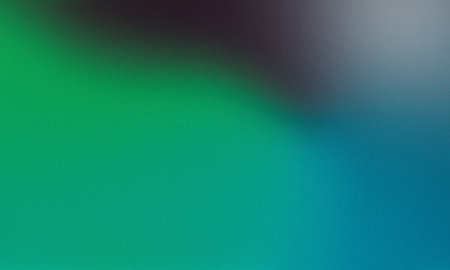 Green blue free form gradient background, grainy texture, blurred color web banner design, copy...