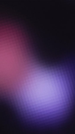 Purple color gradient on black grainy mosaic texture, abstract vertical banner design, copy spaceの写真素材
