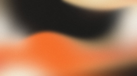Orange yellow black color gradient background, grainy texture effect, web banner designの写真素材