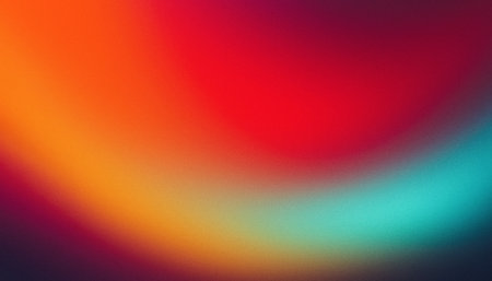 Red purple blue colors fusion gradient background vibrant grainy textured art poster design, smooth vivid color flowの写真素材