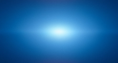 Blue gradient background with flash rays , abstract glowing light, blurry blue banner or header designの写真素材