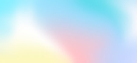 Abstract grainy multicolor background, blue yellow pink blurred free form color gradients header or banner designの写真素材