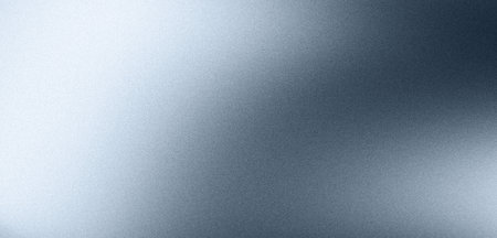 Gray blue white grainy gradient background noise texture effect smooth blurred backdrop website header designの写真素材