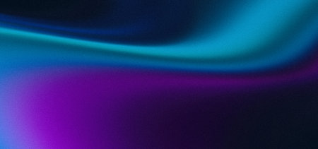 Blue purple color gradient wave background grainy texture dark abstract web banner header backdrop...