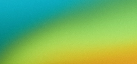 Retro grainy background noise texture effect summer design green yellow abstract wave pattern grainy gradientの写真素材