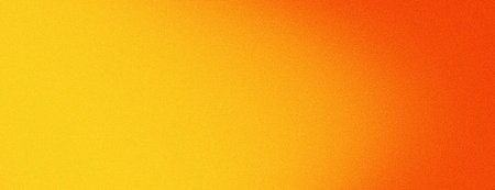 Orange yellow gradient background wide web header grainy texture vibrant colors banner design copy spaceの写真素材