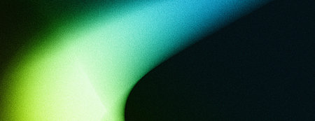 Dark green blue grainy gradient background black abstract backdrop noise texture webpage header wide banner designの写真素材