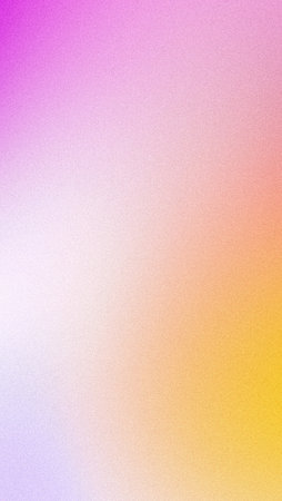 Vertical pink white purple orange grainy gradient background retro noise texture mobile wallpaper abstract designの写真素材