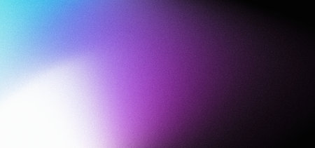 Dark grainy purple white blue black gradient background grunge noise texture backdrop website header designの写真素材