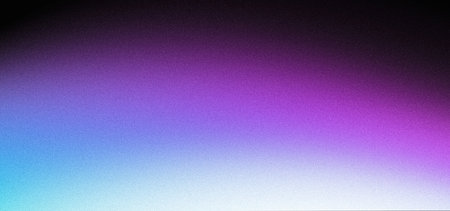 Purple white blue black gradient background grunge noise texture retro grainy backdrop website header designの写真素材