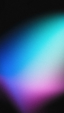 Vertical background grainy blue purple gradient glowing abstract shape black noise texture backdrop designの写真素材