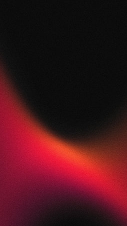 Red glowing vertical color flow wave black grainy background mobile wallpaper cover poster designの写真素材