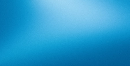 Blurred grainy gradient blue background noise texture effect smooth backdrop header landing page design copy spaceの写真素材