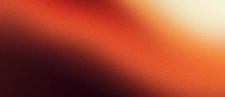 Orange grainy gradient abstract background noise texture header poster banner header backdrop designの写真素材
