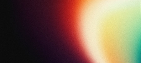 Dark grainy background red orange yellow black grunge noise texture banner cover header design copy spaceの写真素材