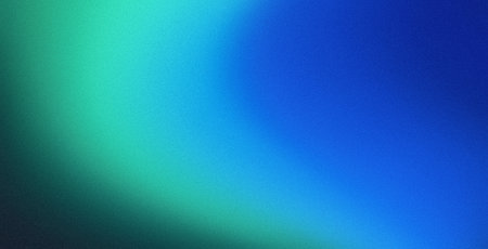 Blue green black abstract gradient background grain texture effect dark vibrant color flow wave copy spaceの写真素材