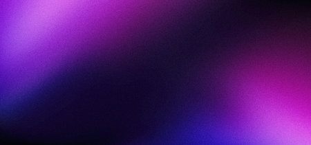 Purple black blue dark glowing grainy gradient background noise texture poster header banner design copy spaceの写真素材
