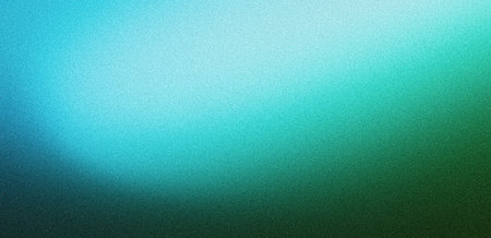 Grainy green blue gradient background glowing light noise texture effect header banner backdrop designの写真素材
