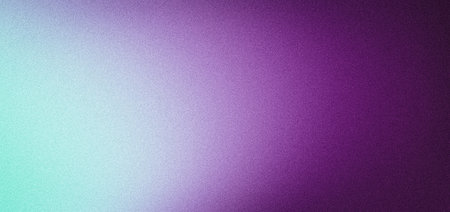 Purple green grainy gradient background dark noise texture wide banner header poster designの写真素材