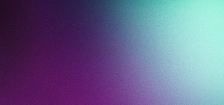 Grainy gradient background green purple noise texture color gradient, abstract glowing banner header poster designの写真素材