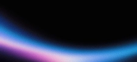 Purple pink white black grainy gradient background abstract glowing color wave on dark backdrop, noise texture banner header designの写真素材
