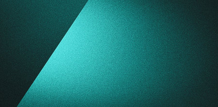 Green background grainy gradient abstract dark light noise texture effect poster banner cover design, copy spaceの写真素材