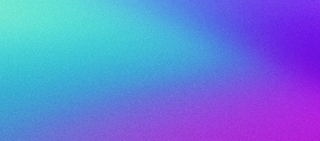 Purple blue grainy gradient background noise texture wide banner header poster design, copy spaceの写真素材