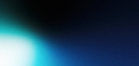Dark blue white black grainy gradient background glowing light dark backdrop, noise texture effect banner header poster designの写真素材