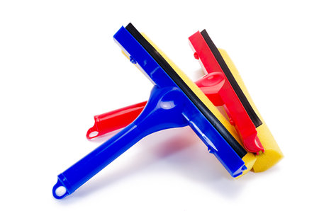 glass cleaner toolsの写真素材