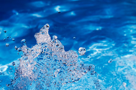 background water splashesの写真素材